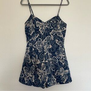 Jealous Tomato Pleated Butterfly Romper SMALL